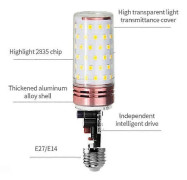 Kedia E27 E14 LED Majskolv Ljuskrona Lampa 220V Lampada Lampa Ljuskrona LED Ljus