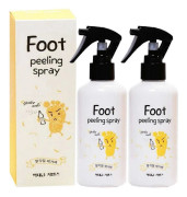Fotexfoliering Reparation & Ljusgörande Spray Tar Bort Död Hud Förhårdnader Fotföryngringsbehandling (2st)