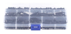 250 st M3 Nylon Hex Kolonn Distanser Distansuppsättning (M3 Distans A)