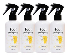 Fotexfoliering Reparation & Ljusgörande Spray Tar Bort Död Hud Förhårdnader Fotföryngringsbehandling (4st)