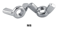 Stainless Steel SS316 Wing Nut, Wing Nuts, Hand Tightening Fasteners (M8)
