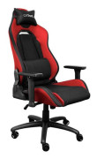 Trust GXT 714 Ruya - Spelstol - armstöd - T-formad - lutning - svängtapp - högdensitetsskum, PU-behandlat läder, plast - röd