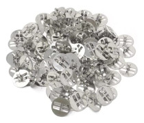 100 Pcs Metal Wooden Wick Clips, Candle Wick Base, Candle Wick Holder Tabs for Candle Making, Candle DIY