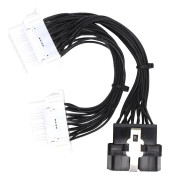 16-stifts splitter OBD2 hane till hona förlängningskabel OBD-adapter 0,5 m/1,64 fot ABS 12-24V