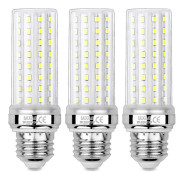 20W LED-majslampor, motsvarande 150W glödlampa, 6000K kallvit, E27 Edison-skruvlampor, 3 stycken
