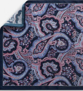 Bläck Ralph Silk Hankie Näsdukar Pink Paisley Herr Herr MQ Marqet