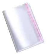 200 st - Självhäftande Produkt Påsar 28 x 35 cm - Genomskinlig