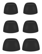 Ãronkuddar 6-pack till Jabra Elite 4 Active - Svart