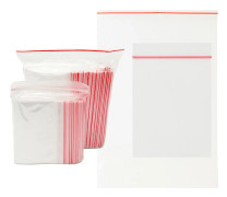 Ziplock-påsar | 160 x 220 mm | transparenta | 100 st.