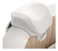 INTEX Nackstöd till PureSpa premium vit 28x23x17 cm skum