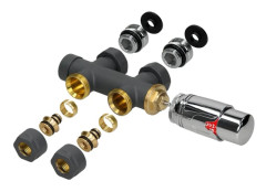 Radiatortermostatanslutningsarmaturer