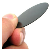 Metallplatta Rund 35mm SILVER