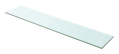  HYLLPLAN glas genomskinlig 100x20 cm