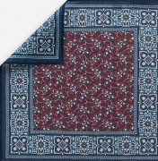 Bläck Wilbur Cotton Hankie Näsdukar Orange Flower Herr Herr MQ Marqet