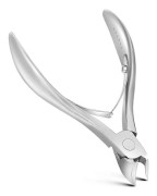 Nagelklippare i rostfritt stål för inåtväxande naglar, tjocka naglar, ergonomiskt stort handtag, precisionsskärningsdesign