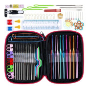 Mega kit med virknålar, markörer, måttband - Knitting Kit