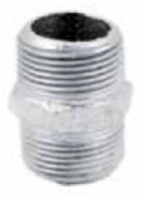 AGAFLEX Galvaniserad gjutjärnsnippel N8 6/4" DN40 GZxGZ 41038007