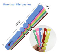 200 Pieces Plastic Plant Labels in 6 Colors, Tree Tags, Adjustable Nursery Labels, Garden Labels with Large Writing Area