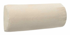 vidaXL Nackstöd till solstol gräddvit 40x7,5x15 cm textilene Creme