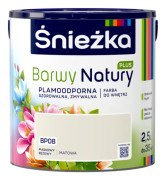 ŚNIEŻKA SKRUBBBAR FÄRG COLOURS OF NATURE PLUS SAND BEIGE BP08 2,5L