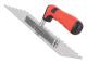 Platt tandspackel för kakel och fog - 8 mm mjukt konstruktionsverktyg för slät betongfinish