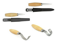 MORAKNIV SLÖJDKNIVAR SET TRÄSNIDERI (106, 120, 162S, 163S)