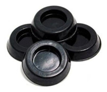 RUND GUMMIFOT 15MM 5-DELAR