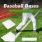 1/5 st gummi baseboll softbollplatta vattentät basväska pitch Square
