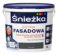 ŚNIEŻKA EXTRA FASADMÅL GRAFIT 5L