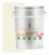 SILIKON FASADFÄRG VIT LJUSBEIGE 5L + ALGBEVÄRGANDE