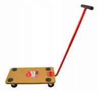 ALLBE TRANSPORTPLATTFORM MED DRAGSTÅNG UPP TILL 200 KG, 57,5x30,0 cm