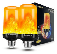 [Uppgraderad] LED-flamlampa, 4 lägen flimrande glödlampor,