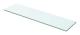 vidaXL Hyllplan glas genomskinlig 60x12 cm