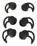 Öronkuddar 6-pack till Bose FreeStyle Earbuds - Svart