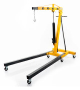 JCB 2t hydraulisk verkstadskran, hopfällbar motorlyftare (bom-längd: 365-1930mm)