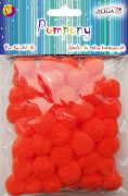 pompoms 60 st. ORANGE 2 cm | POM-407