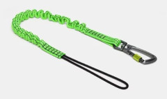 Bungee verktygslina NLG, med karbin och ögla, max belastning 5 kg