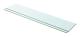 vidaXL Hyllplan 2 st glas genomskinlig 100x20 cm