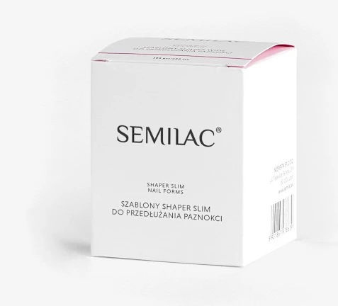 Semilac Shaper Slim Forms Nail Stencils 100st