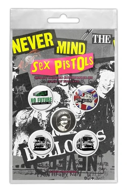The Sex Pistols Button Badge Pack: Never Mind The B****