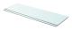 vidaXL Hyllplan 2 st glas genomskinlig 90x30 cm