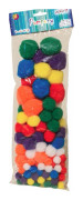 pompoms 100 st. SPRING mix | POM-MIX