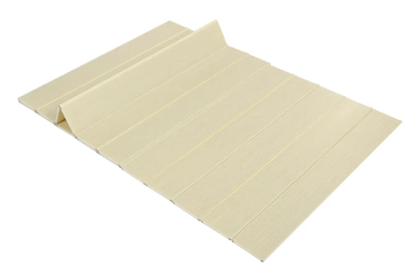 Badkarslock - Vikbart överdrag - Värmeisolerande - Dammskydd - Bärkapacitet 5 kg - Mått 170×75×0,65 cm - PVC & rostfritt stål - Gul träådring