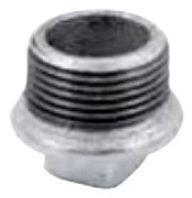 AGAFLEX Galvaniserad gjutjärnsplugg med kant T9 5/4" DN32 GZ 41047006