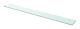 vidaXL Hyllplan glas genomskinlig 110x12 cm