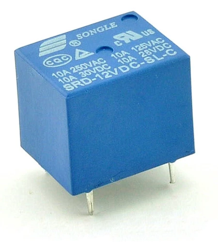 SRD-relä 9V/10A 250VAC