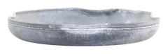 Fat med vågig kant - 3 storlekar antik zink Chic Antique Grey Ø21,5