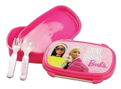 Barbie Shine Bright lunchlåda med bestickset