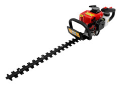 Häcksax - Bensindriven 2-takt 22,5 cc - Enkeltcylinder luftkyld - Dubbelverkande blad 56 cm - 65Mn stålblad - Svart