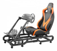 Rattställning för racing, 148x79x116 cm, Justerbar, Stål